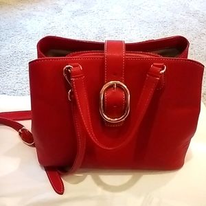 Talbots satchel purse with shoulder strap